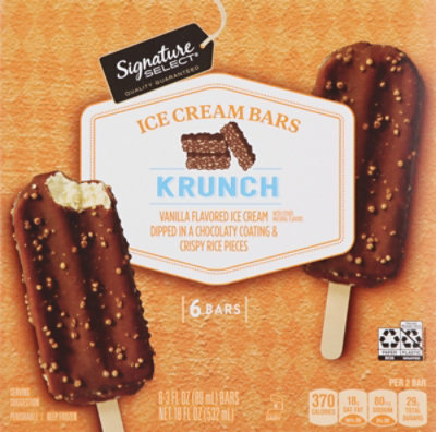 Signature SELECT Ice Cream Bars Krunch - 6-3 Fl. Oz. - Image 2