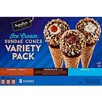 Signature SELECT Ice Cream Sundae Cones Variety Pack - 8-4.6 Fl. Oz. - Image 2