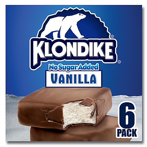Klondike Original No Sugar Added Dessert Bar Frozen Dairy Dessert Bars - 4 Fl. Oz.