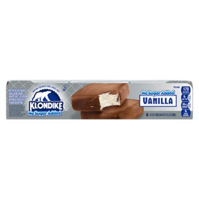 Klondike Ice Cream Bars Vanilla No Sugar Added 6 4 Fl Oz Safeway