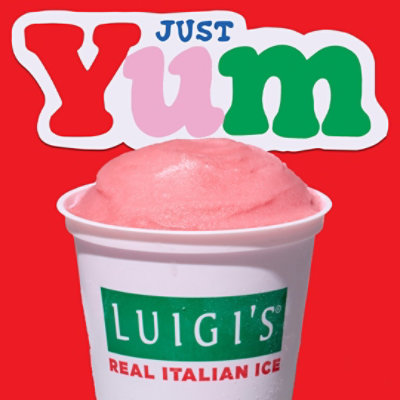 LUIGIS Real Italian Ice Fat Free Cherry - 6-6 Fl. Oz. - Image 6