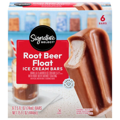 Signature SELECT Ice Cream Bars Root Beer Float Light - 6-2.5 Fl. Oz. - Image 2
