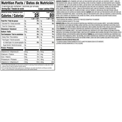 Outshine No Sugar Added Strawberry Tangerine And Raspberry Frozen Fruit Pops - 12 Count - Image 3