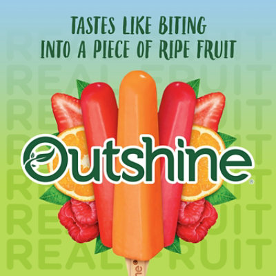 Outshine No Sugar Added Strawberry Tangerine And Raspberry Frozen Fruit Pops - 12 Count - Image 4