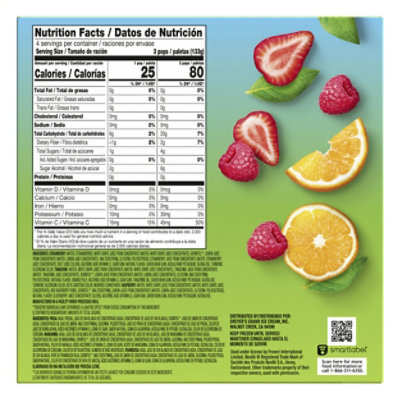 Outshine No Sugar Added Strawberry Tangerine And Raspberry Frozen Fruit Pops - 12 Count - Image 2