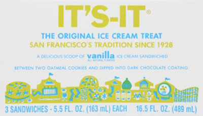 Its-It Ice Cream Sandwich - 16.5 Fl. Oz. - Image 6