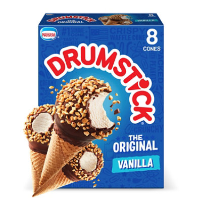 Nestle Drumstick The Original Vanilla Sundae Cones - 8 Count - Image 2