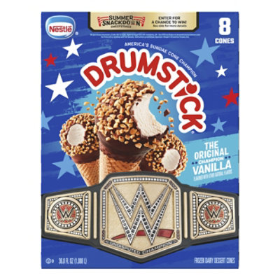 Nestle Drumstick The Original Vanilla Sundae Cones - 8 Count - Image 2