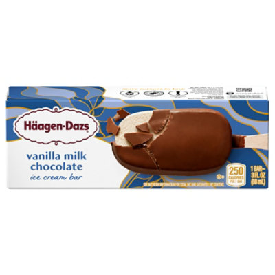 Haagen-Dazs Ice Cream Bar Milk Chocolate Vanilla - 3 Fl. Oz. - Image 2