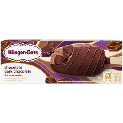 Haagen-Dazs Ice Cream Bar Dark Chocolate - 3 Fl. Oz. - Image 3