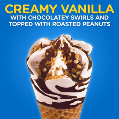 Drumstick Frozen Ice Cream Sundae Cone Vanilla With Chocolately Layers - 7.5 Fl. Oz. - Image 4