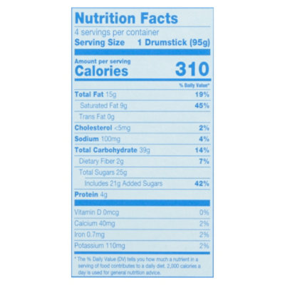 Drumstick Frozen Dairy Dessert Cones Vanilla Caramel 4 Cones - 18.1 Fl. Oz. - Image 4