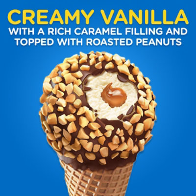 Drumstick Frozen Dairy Dessert Cones Vanilla Caramel 4 Cones - 18.1 Fl. Oz. - Image 4
