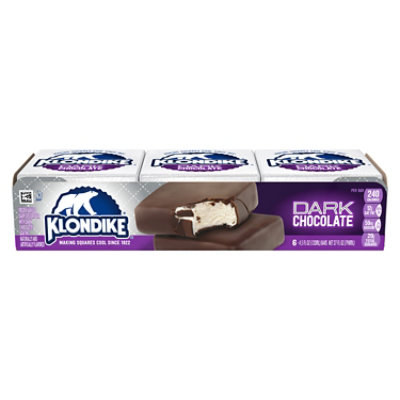 Klondike Dark Chocolate Frozen Dairy Dessert Bars - 4.5 Fl. Oz. - Image 3