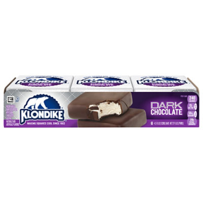 Klondike Dark Chocolate Frozen Dairy Dessert Bars - 4.5 Fl. Oz. - Image 2