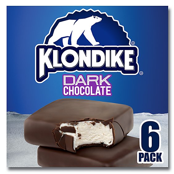Klondike Dark Chocolate Ice Cream Bars - 6-4.5 Fl. Oz.