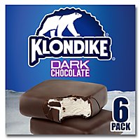 Klondike Dark Chocolate Ice Cream Bars - 6-4.5 Fl. Oz. - Image 1