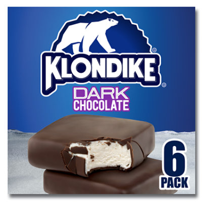 Klondike Dark Chocolate Frozen Dairy Dessert Bars - 4.5 Fl. Oz. - Image 1