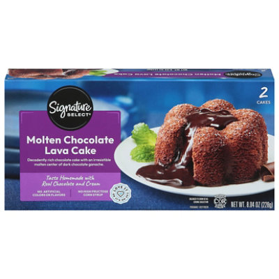 Signature SELECT Lava Cake Chocolate 2 Count - 8 Oz