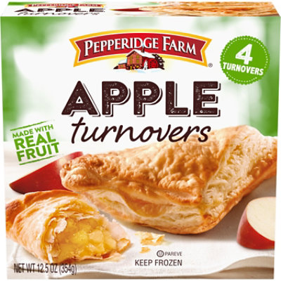 Pepperidge Farm Puff Pastry Turnovers Apple 4 Count - 12.5 Oz