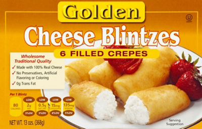 Golden Blintzes Cheese 6 Count - 13 Oz - Image 2