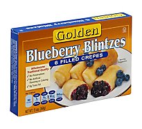Golden Blintzes Blueberry 6 Count - 13 Oz
