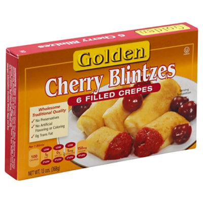 Golden Blintzes Cherry 6 Count - 13 Oz - Image 1