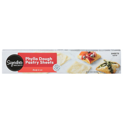Signature SELECT Pastry Sheets Phyllo Dough 13 x 17 Inch 18 Count - 16 Oz