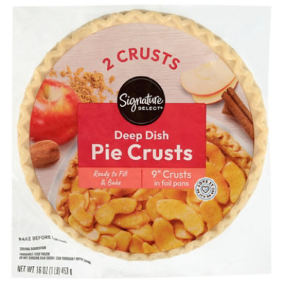 Signature SELECT Pie Crusts Deep Dish - 16 Oz