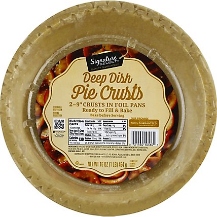 Signature SELECT Pie Crusts Deep Dish - 16 Oz - Image 2