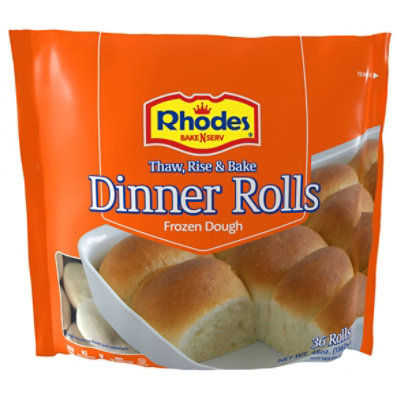 Rhodes Yeast Dinner Rolls 36 Count - 3 Lb