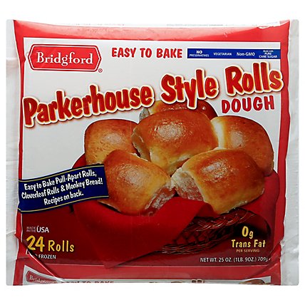 Bridgford Dough Parkerhouse Style Rolls - 24 Count - Image 3