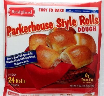 Bridgford Dough Parkerhouse Style Rolls - 24 Count - Image 2