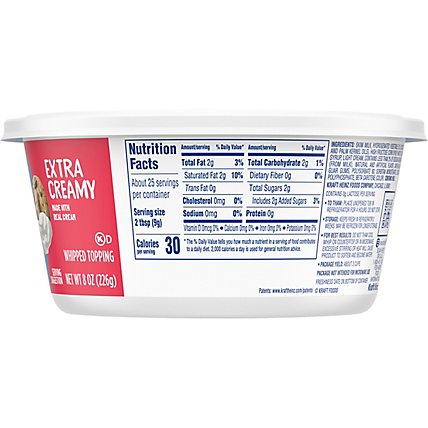 Cool Whip Extra Creamy Whipped Topping Tub - 8 Oz - Image 4