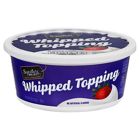 Signature SELECT Whipped Topping Dairy - 8 Oz