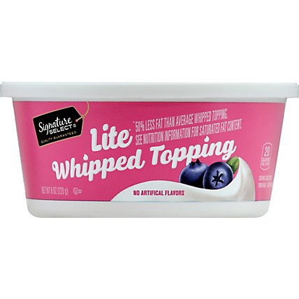 Signature SELECT Whipped Topping Lite - 8 Oz - Image 2