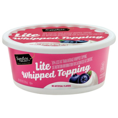 Signature SELECT Whipped Topping Lite - 8 Oz