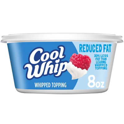 Cool Whip Reduced Fat Whipped Topping Tub - 8 Oz - Image 1