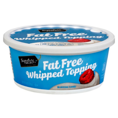 Signature SELECT Whipped Topping Fat Free - 8 Oz