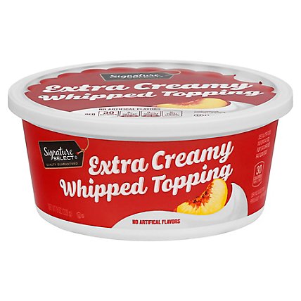 Signature SELECT Whipped Topping Extra Creamy - 8 Oz - Image 1