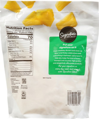 Signature SELECT Pineapple Chunks - 16 Oz - Image 7