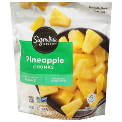 Signature SELECT Pineapple Chunks - 16 Oz - Image 1