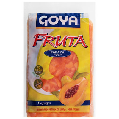 Goya Fruta Papaya Frozen - 14 Oz - Image 2