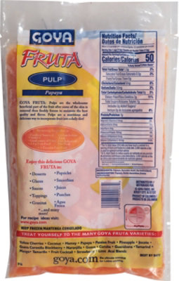 Goya Fruta Papaya Frozen - 14 Oz - Image 5