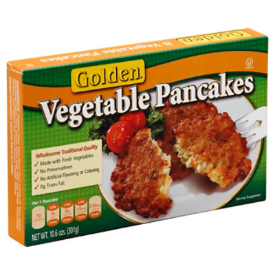 Golden Pancakes Vegetable 8 Count - 10.6 Oz - Image 1