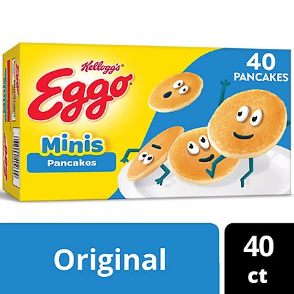 Eggo Mini Frozen Pancakes Breakfast Original 40 Count - 14.1 Oz - Image 2