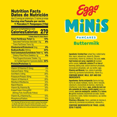 Eggo Mini Frozen Pancakes Breakfast Original 40 Count - 14.1 Oz - Image 3