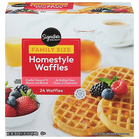 Signature SELECT Waffles Homestyle - 29.6 Oz