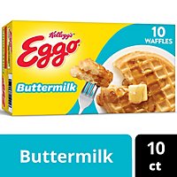 Eggo Buttermilk Frozen Breakfast Waffles 10 Count - 12.3 Oz - Image 2