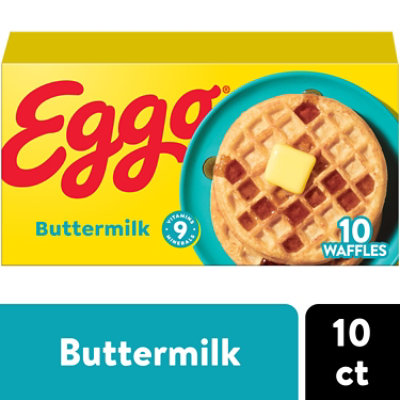 Eggo Buttermilk Frozen Breakfast Waffles 10 Count - 12.3 Oz - Image 1